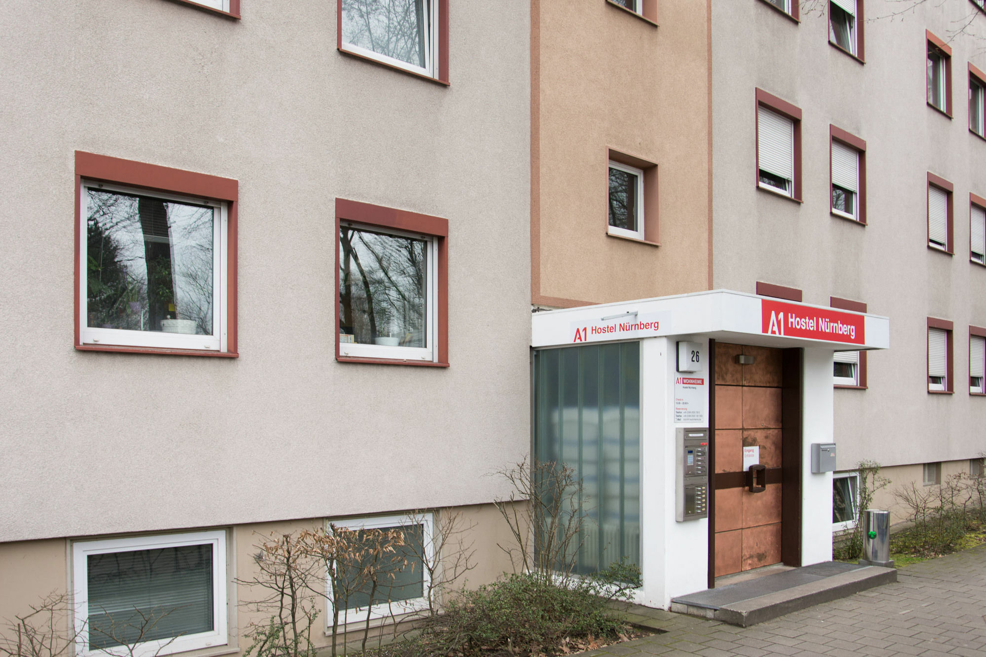 1, 2, Sleep Hostel Nuernberg Messe Exterior foto